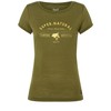 Super.Natural Merino Camping Tee Avocado Gold Dames - Large Super.Natural Merino Camping Tee Avocado Gold Dames - Large