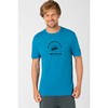 Super.Natural Merino Mountain Call Tee Metryal Blue Heren - Large Super.Natural Merino Mountain Call Tee Metryal Blue Heren - Large