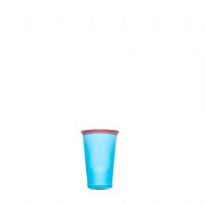 Hydrapak Speed Cup - 2 Pack Drinkbeker Malibu Blue / Golden Gate Hydrapak Speed Cup - 2 Pack Drinkbeker Malibu Blue / Golden Gate