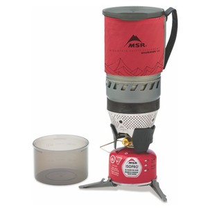 MSR Windburner - Personal Stove System - Rood - lichtgewicht kookset MSR Windburner - Personal Stove System - Rood - lichtgewicht kookset