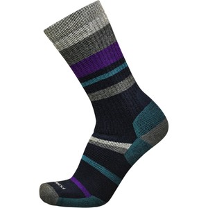 Point6 37.5 Mixed Stripe Medium Crew Dark Navy - Maat M: 38 - 41 Point6 37.5 Mixed Stripe Medium Crew Dark Navy - Maat M: 38 - 41