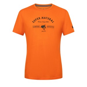 Super.Natural Man Camping Tee Golden Poppy - Small Super.Natural Man Camping Tee Golden Poppy - Small