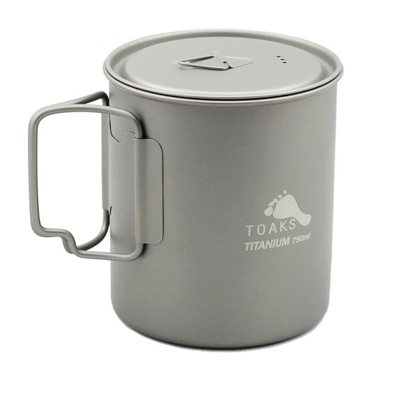Toaks 750 ml pot Titanium pan 750 ml