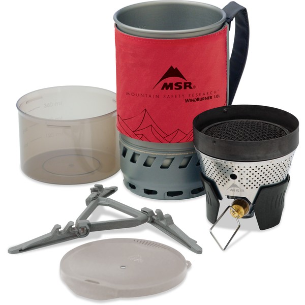 MSR Windburner - Personal Stove System - Rood - lichtgewicht kookset (huur) MSR Windburner - Personal Stove System - Rood - lichtgewicht kookset (huur)