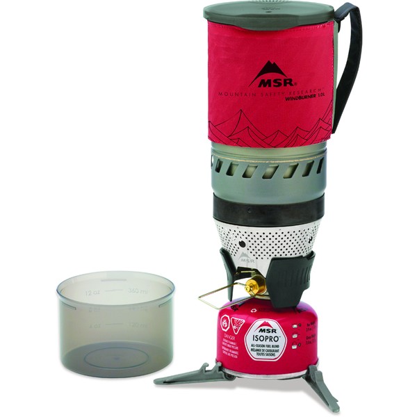 MSR Windburner - Personal Stove System - Rood - lichtgewicht kookset (huur) MSR Windburner - Personal Stove System - Rood - lichtgewicht kookset (huur)