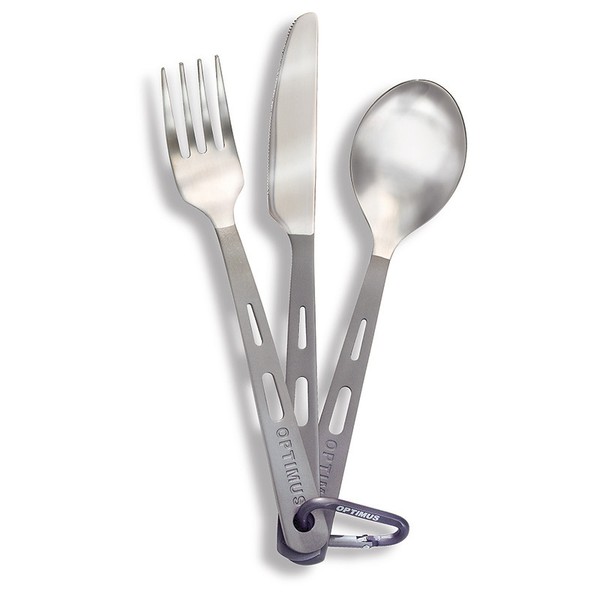 Optimus Titanium 3-delig Bestek Set Optimus Titanium 3-delig Bestek Set