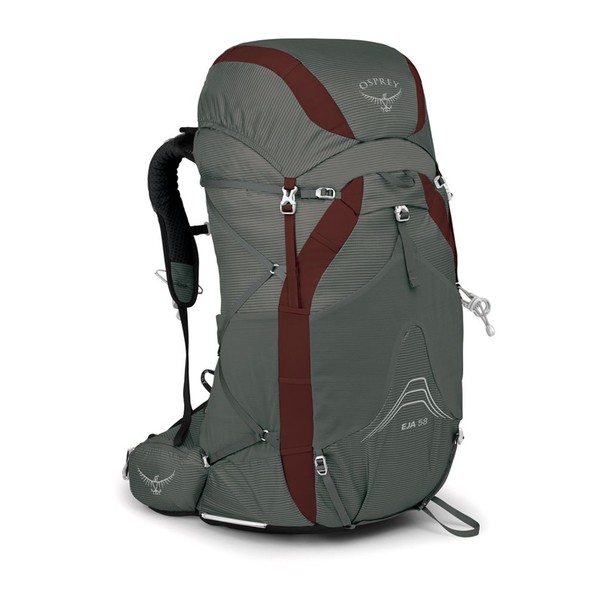 Osprey Eja 58 - Cloud Grey - Women XS/S - lichtgewicht rugzak Osprey Eja 58 - Cloud Grey - Women XS/S - lichtgewicht rugzak