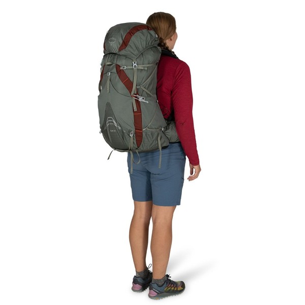 Osprey Eja 58 - Women M/L - lichtgewicht rugzak - Grijs Osprey Eja 58 - Women M/L - lichtgewicht rugzak - Grijs