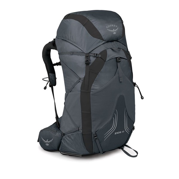 Osprey Exos 48 Tungsten Grey - lichtgewicht rugzak - Small / Medium (torsolengte 43 - 52 cm) Osprey Exos 48 Tungsten Grey - lichtgewicht rugzak - Small / Medium (torsolengte 43 - 52 cm)