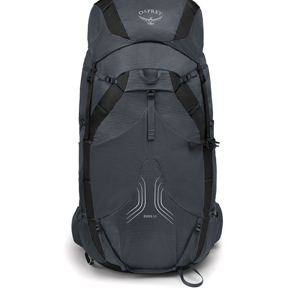 Osprey Exos 58 Tungsten Grey Small / Medium - lichtgewicht rugzak (huur) Osprey Exos 58 Tungsten Grey Small / Medium - lichtgewicht rugzak (huur)