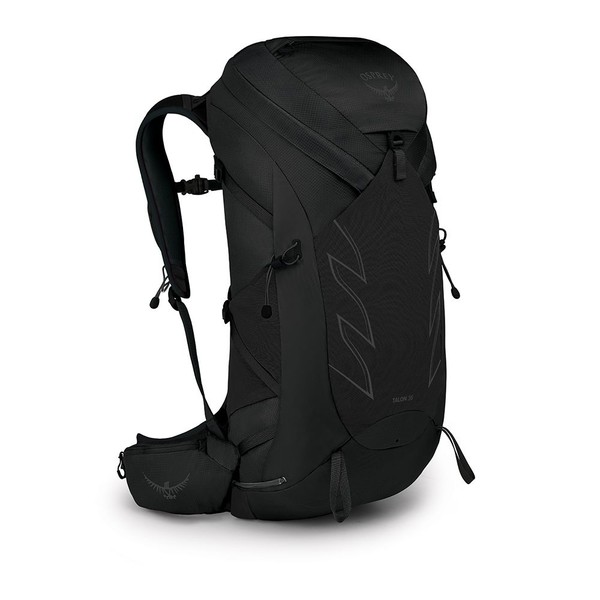Osprey Talon 36 Stealth Black L-XL lichtgewicht rugzak (huur) Osprey Talon 36 Stealth Black L-XL lichtgewicht rugzak (huur)
