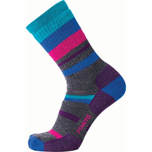 Point6 37.5 Mixed Stripe Medium Crew Imperial - Maat L: 42 - 45 Point6 37.5 Mixed Stripe Medium Crew Imperial - Maat L: 42 - 45