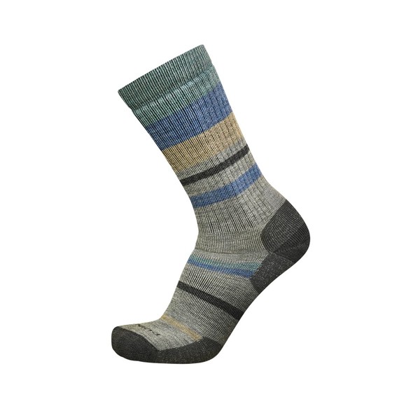 Point6 37.5 Mixed Stripe Medium Crew Stone/Ocean - Maat M: 38 - 41 Point6 37.5 Mixed Stripe Medium Crew Stone/Ocean - Maat M: 38 - 41