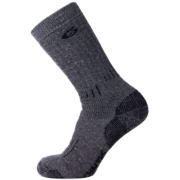Point6 Merino sokken Expedition X Heavy Mid Calf Gray - Maat L: 42 - 45 Point6 Merino sokken Expedition X Heavy Mid Calf Gray - Maat L: 42 - 45