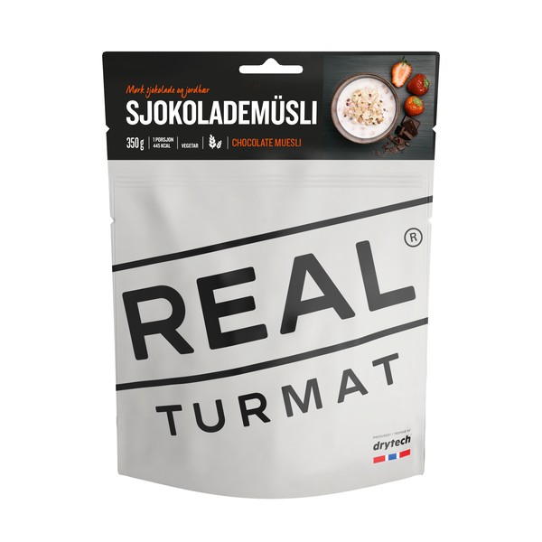 Real Turmat - Chocolademuesli - Outdoormaaltijd Real Turmat - Chocolademuesli - Outdoormaaltijd