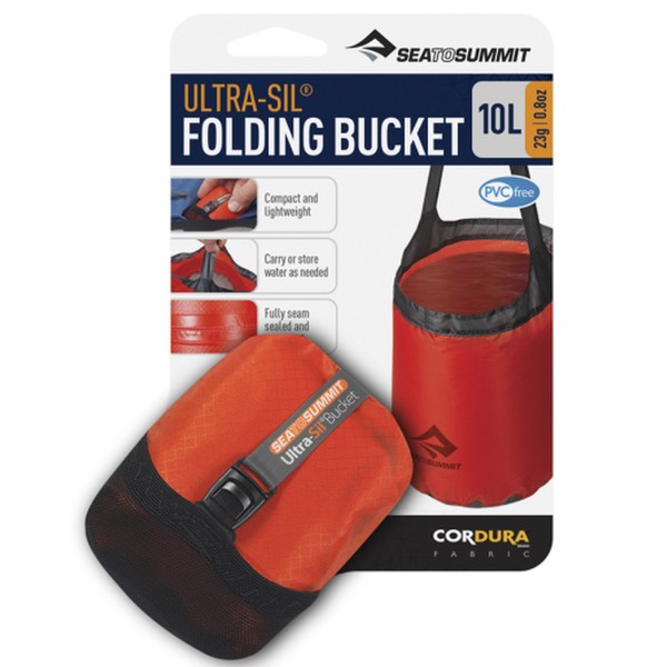 Sea to Summit Ultra-Sil Opvouwbare Emmer 10 liter Sea to Summit Ultra-Sil Opvouwbare Emmer 10 liter
