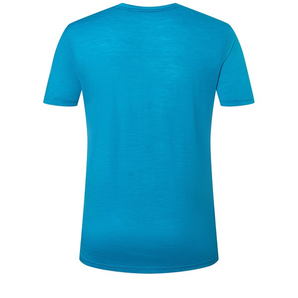 Super.Natural Merino Mountain Call Tee Metryal Blue Heren - Large Super.Natural Merino Mountain Call Tee Metryal Blue Heren - Large